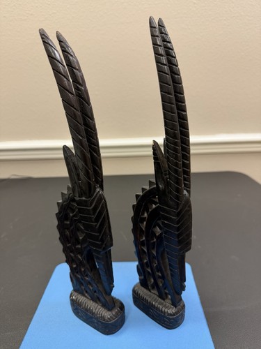 African tribal carving pair - african, carving.