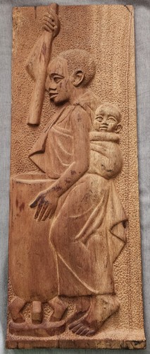 Vintage hand carved wooden - vintage,